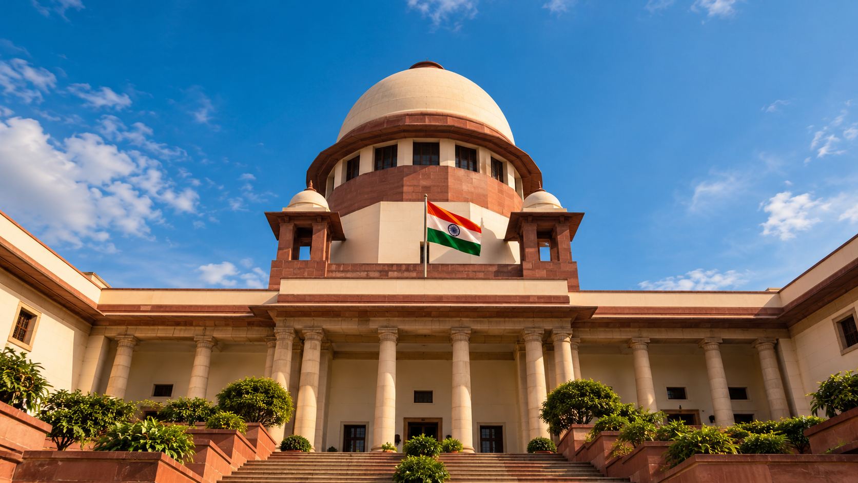 Supreme Court of India building in New Delhi